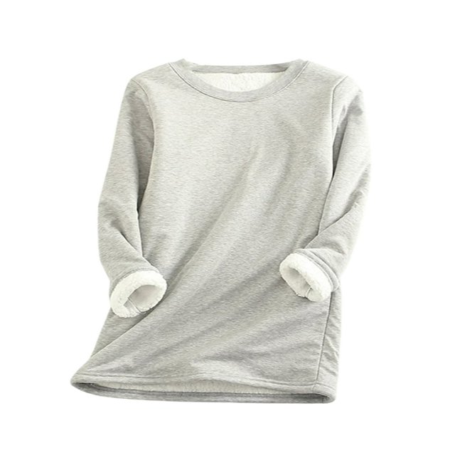 Pull à Manches Longues Manches Longues Sweat-Shirt Basique Automne Hiver Robe Couleur Unie Hauts Chauds