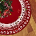 thumbnail image 3 of Christmas Tree Skirt Snowflake Reindeer Digital Christmas Tree Skirt Surround with Polyester Ornament Decoration Christmas Tree Decorations, 3 of 6