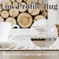 thumbnail image 2 of Rugking 5X7 Moroccan Area Rug In Home Taupe Modern Geometric Mat Contemporary Soft Thin Rug Indoor Door Mat Non Slip Carpet Kitchen Bedroom Dining Room, 2 of 6