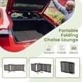 thumbnail image 4 of Gymax 2 Pcs Chaises Longues Pliantes avec Dossier Inclinable à 6 Niveaux Chaises de Patio, 4 of 7