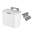 thumbnail image 1 of veasfak Countertop Stable Hanging Waste Bin Portable Waste Bin Small Kitchen Compost Bin White 7L, 1 of 9