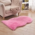 thumbnail image 3 of Binwennn Soft Blanket Throw Rugs Sweater Blanket Rug Beige Area Rugs Sheepskin Rug Fuzzy Soft Ft Rugs Machine Washable Shag Rug Nursery Throw Rugs For Bed Living Kids Room, 3 of 3