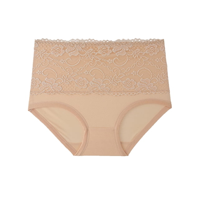 Qertyioot Gaine pour Femmes en Dentelle Taille Haute Contrôle du Corps
