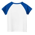 thumbnail image 4 of MKOSPLRT Chandails USA Tout-Petits Chandails Drapeau Américain Manches Courtes T-Shirts Raglan à Blocs de Couleur Col Rond T-Shirts Jour de l'Indépendance Chandails de Rentrée, 4 of 7