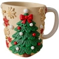thumbnail image 2 of Tea Gift Sets Resin Christmas Mug Stainless Liner Insulated Cup, 2 of 2