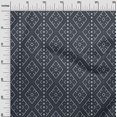 thumbnail image 2 of oneOone Cotton Poplin Fabric Ethnic Geometric Flame Stitch Decor Fabric Printed BTY 56 Inch Wide, 2 of 4