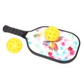 thumbnail image 2 of Ensemble de Raquettes de Pickleball 2 Pcs Sport Extérieur Portable en Fibre de Carbone avec 2 Balles, 2 of 14
