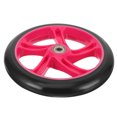 thumbnail image 2 of Replacement Red PU Wheel with Bearing for Kick Scooter Suitable for Various Scooters 100mm, 2 of 8