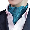 thumbnail image 1 of Cravate pour Homme Mode Affaires Professionnelle Cravate Foulard Tissée Ascot à Nouer, 1 of 10