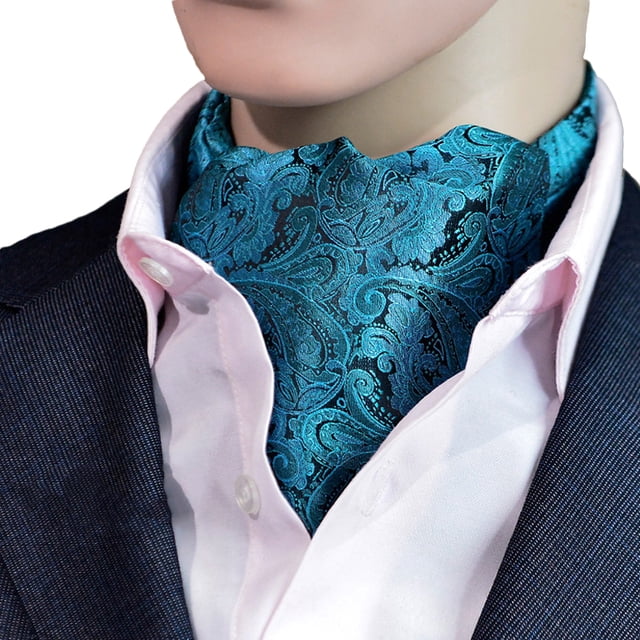Cravate pour Homme Mode Affaires Professionnelle Cravate Foulard Tissée Ascot à Nouer