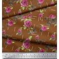 thumbnail image 2 of Soimoi Purple polyester Crepe Fabric Spiral & Stripe Geometric Decor Fabric Printed Yard 52 Inch Wide, 2 of 3