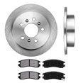 thumbnail image 2 of Callahan Rear Replacement Brake Disc Rotors and Semi-Metallic Brake Pads Brake Kit For Buick Allure Lacrosse Chevy Impala Monte Carlo, 2 of 4