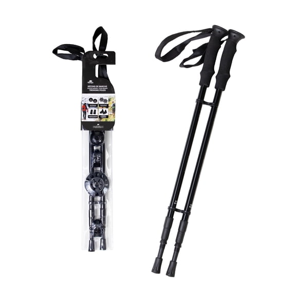 Olympia 6061 Aluminum Trekking Poles with Foam Grips, 2 pack