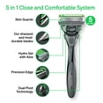 thumbnail image 3 of Schick Hydro Sensitive Skin Men’s Razor Blade Refills 4 Razor Refills, 3 of 7