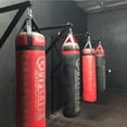 thumbnail image 2 of Outslayer Filled Punching Bag Boxing Training Practice MMA Heavy Bag 100 Pound Made in USA (Black/Red), 2 of 2
