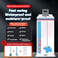 thumbnail image 3 of Clear Epoxy Resin AB Glue,epoxy Glue All Purpose,Wear-Resistant, Waterproof,for Repairing Tile, Metal,Plastic (2PC), 3 of 6