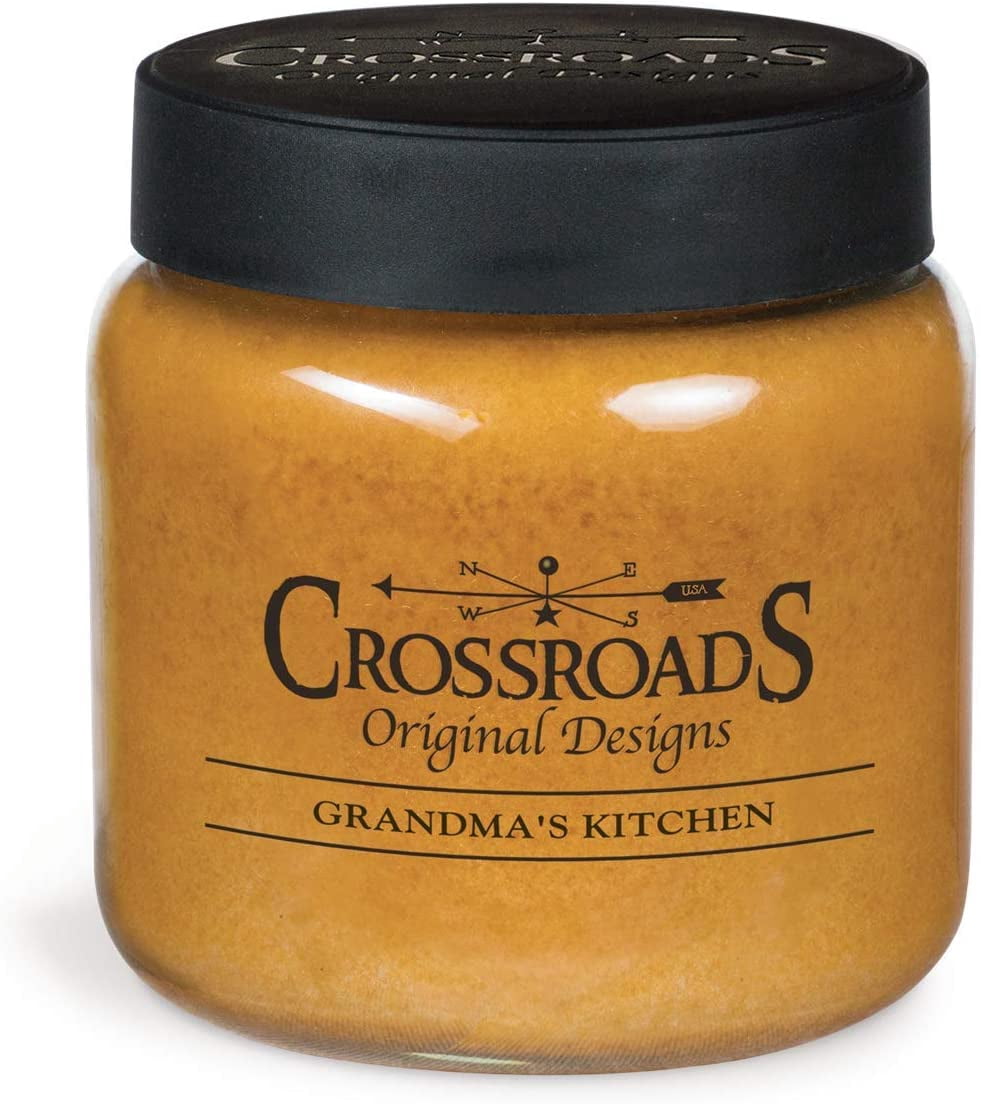 Crossroads Candle 16 Ounce Jar Candle - Grandma's Kitchen