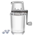 thumbnail image 2 of Fridja Ventes Broyeur de Glace Manuel Broyeur de Glace Manuel Broyeur de Glace Transparent Rasoir à Glace à Manivelle Poignée Antidérapante Couvercle Ouvrable Machine à Glace Pilée pour le Camping, 2 of 6
