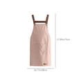 thumbnail image 3 of Tablier de Cuisine Uni Imperméable Résistant à l'Huile pour Cuisine, Pâtisserie, Nettoyage, Attaches Réglables, Bavoir Adulte Unisexe, 3 of 6