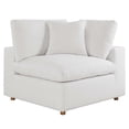 thumbnail image 4 of Modway Commix 2 Piece Down Filled Overstuffed Sectional Sofa Set in Pure White, 4 of 10