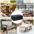 thumbnail image 5 of Housse de Mobilier d'Extérieur Imperméable pour Table de Jardin, Housse de Protection pour Zone d'Assise de Mobilier d'Extérieur, Capuche Respirante, Assise d'Extérieur, Meubles de Jardin, Tables et Ensembles de Meubles - 270*180*89 cm, 5 of 5
