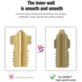 thumbnail image 4 of 5Pcs Brass 3D Printer Nozzle High Temperature 300 1.75mm Filament for End 5 S1 End 7 Printers with M6 Thread Nozzle, 4 of 7