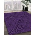 thumbnail image 3 of Ahgly Company Tapis d'Intérieur Lavable en Machine Carré Violet Profond, 6 Pieds Carré, 3 of 7