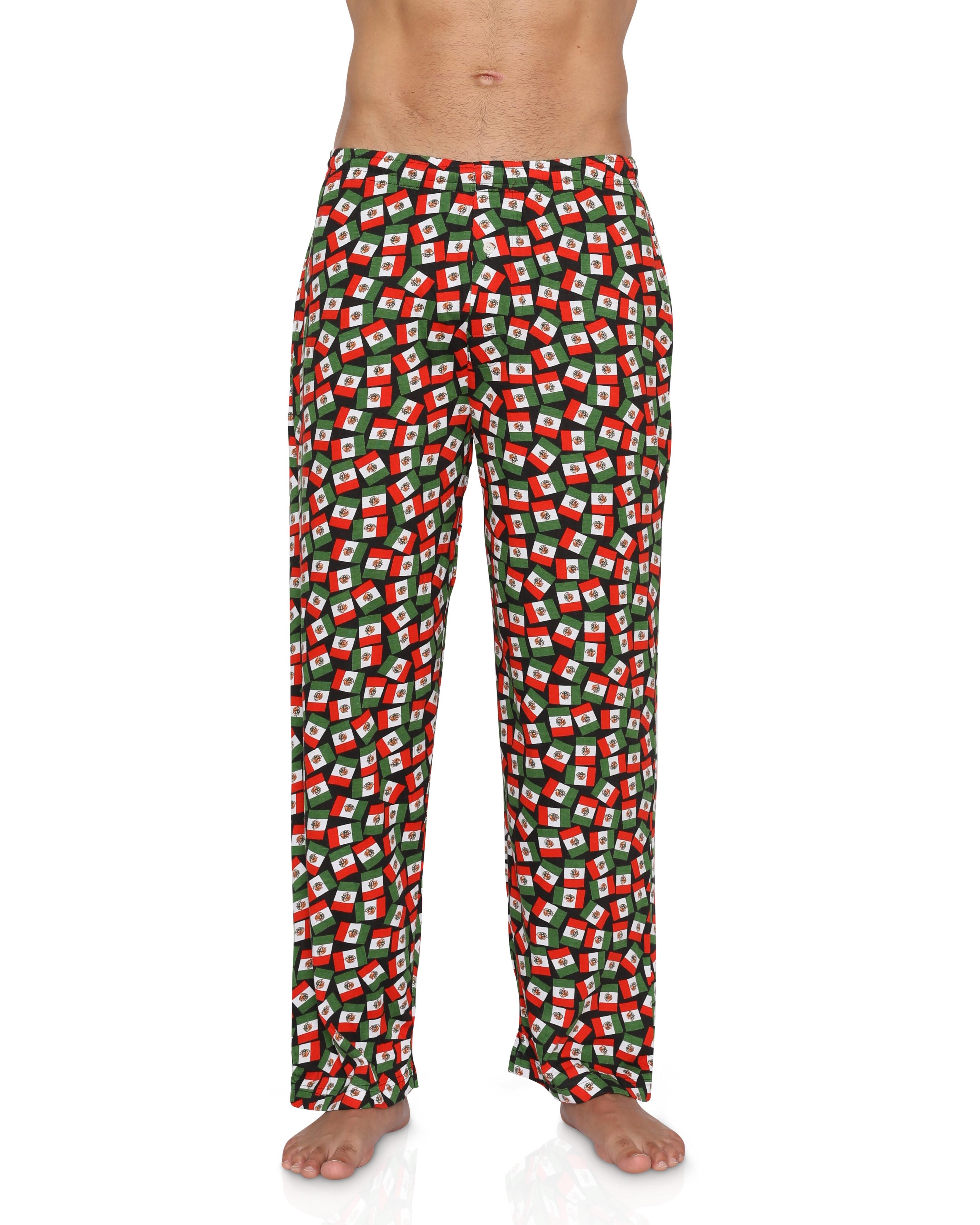 Men's Fun Lounge Pants Boxers Printed Pajama Graphic Pants Loungewear