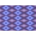thumbnail image 1 of Ahgly Company Tapis d'Intérieur Lavables à la Machine, Rectangle Transitionnel Violet Améthyste, 4' x 6', 1 of 7
