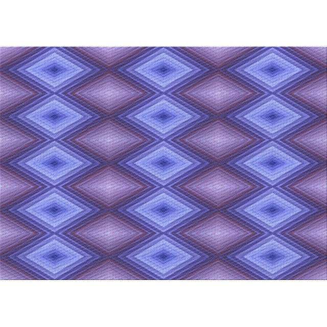 Ahgly Company Tapis d'Intérieur Lavables à la Machine, Rectangle Transitionnel Violet Améthyste, 4' x 6'