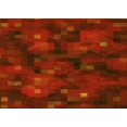 thumbnail image 1 of Ahgly Company Machine Washable Indoor Rectangle Transitional Mahogany Brown Area Rugs, 3' x 5', 1 of 7