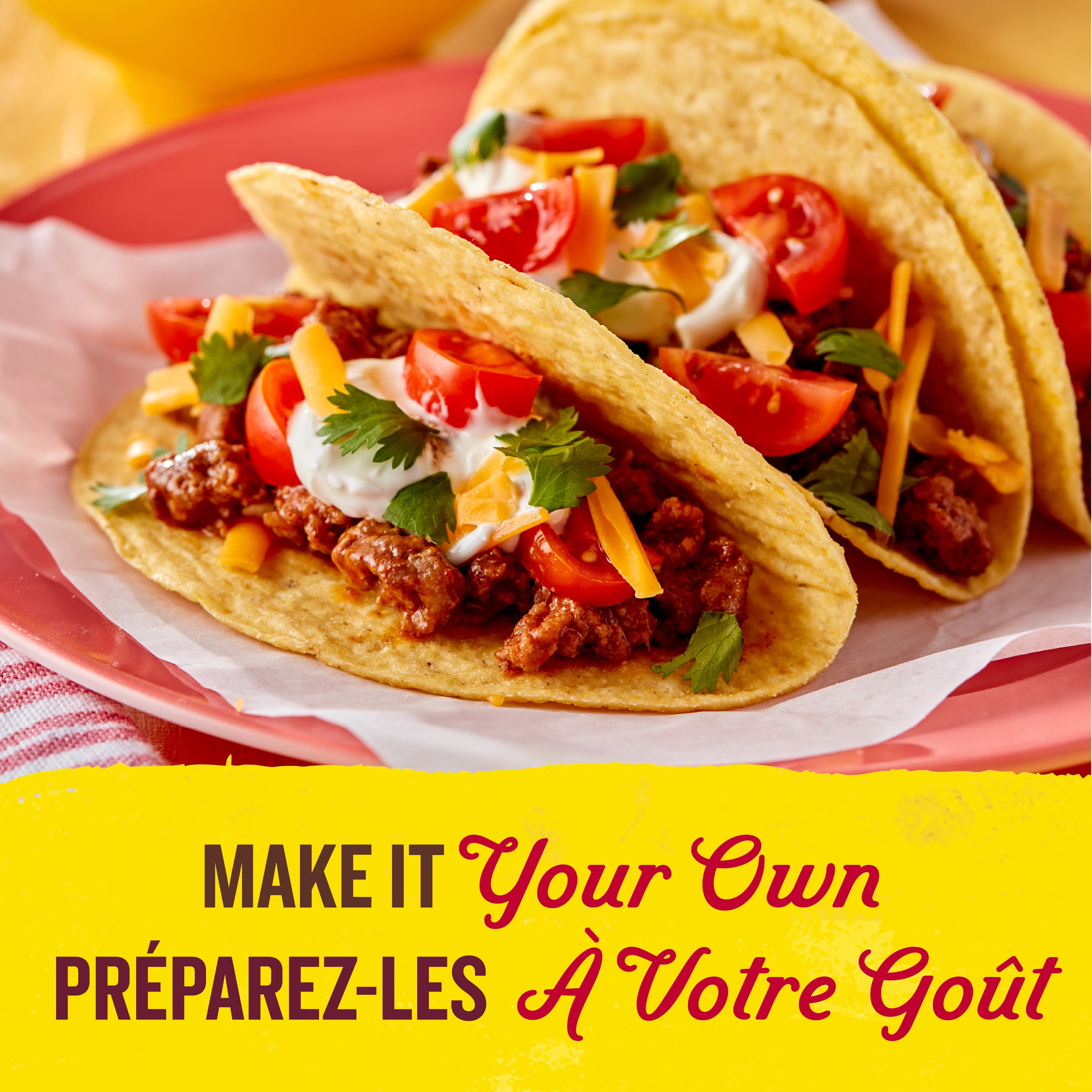Ensemble à tacos rigides d'Old El Paso