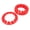 Rouge, variante sur 4 Pcs Couvre-Moyeu de Roue de VTT de 6 Pouces, Protège-Jante Décoratif pour Kart à Pédales avec Protection Universelle, Décor Adapté aux VTT et Plus
