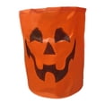 thumbnail image 1 of BKER Feuilles d'Halloween Réutilisables Thème Citrouille Feuilles Sans Effort 272L Support de Feuilles d'Halloween Extérieur Conteneur à Déchets avec Poignée pour Jardin Jeu Cour Arrière, 1 of 6