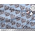 thumbnail image 2 of Soimoi Velvet Fabric Pizza Food Printed Fabric 1 Yard 58 Inch Wide, 2 of 3