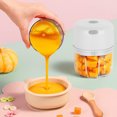 thumbnail image 4 of Yhmxh Kitchen Gadgets Crusher Portable Mini Food Processor Wireless Vegetable Masher With USB Charging Rainproof Garlic Masher For Ice Cubes Spices 250ML Kitchen Aid Attachments, 4 of 8