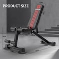 thumbnail image 4 of K Kingkang Adjustable Weight Bench Utility Workout Bench for Home Gym,Foldable Incline Decline Benches for Full Body Workout 660LB, 4 of 9