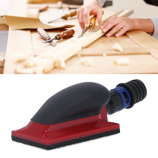 Dust Free Grinding Block, ABS Shell Vacuum Polishing Blocks Lightweight With Hook And For Wood Processing For Household Cleaning