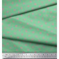 thumbnail image 2 of Soimoi Poly Georgette Fabric Floral & Check Fabric Prints By Yard 52 Inch Wide, 2 of 5