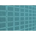 thumbnail image 1 of Ahgly Company Machine Washable Indoor Rectangle Transitional Dark Cyan Green Area Rugs, 2' x 5', 1 of 7