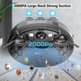 thumbnail image 2 of GOOVI Robot Vacuum and Mop Combo, 2 in 1 Mopping Robotic Vacuum with Schedule, App/Bluetooth/Voice, Max Suction 2000Pa, Self-Charging Robot Vacuum Cleaner, 2 of 8