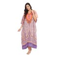 thumbnail image 2 of Oussum Robe Kaftan Longue pour Femmes, Robe Maxi Décontractée d'Été Ample pour Dames, Grande Taille, Robe de Soirée Confortable, Caftan en Ligne, 2 of 7