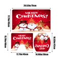 thumbnail image 3 of Leutsin Christmas Bathroom Rugs and Mats Sets 3 Piece, Reindeer Red Bathroom Rugs Non Slip, Winter Absorbent Microfiber Memory Foam Bath Mat Machine Washable Bathroom Floor Mats, 3 of 9