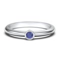 thumbnail image 1 of Classic Bezel Set Birthstone Ring - Blue Sapphire (September), 1 of 4
