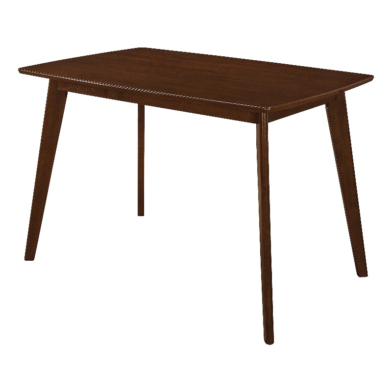 Coaster Kersey Wood Dining Table with Angled Leg in Chestnut