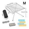 thumbnail image 3 of Portable Bonfire Campfire Fire Pit Collapsing Stainless Steel Mesh Fireplace Foldable Camping Fire Pit Camping Gear, 3 of 6