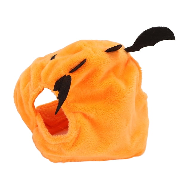 Halloween Pumpkin Cat Hat, Soft Adjustable Cat Halloween Hat Multifunctional For Pets Orange