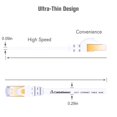 thumbnail image 4 of Cat 7 Ethernet Patch Cable 3ft 6 Pack (Highest Speed Cable) Cat7 Flat Shielded Ineternet Network Cables for Modem,, 4 of 5