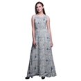 thumbnail image 1 of Bimba Bird Women Long Tank MaxiDress Round Neck Printed Party Gown-X-Large, 1 of 5
