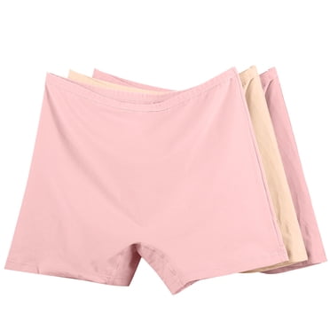 Cameland Culottes Culottes Garçonnes pour Femmes Grande Taille3 Pcs en Coton sous-Vêtements Extensibles Taille Haute Boxeurs Anti-Fuites